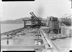 Wharf under construction, Wellington