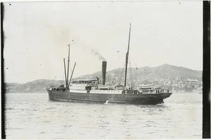Steamship Wainui in Wellington Harbour