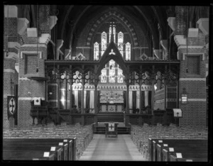 Anglican Cathedral, Napier, interior looking towards altar