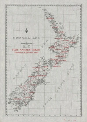 New Zealand : state placement service : delineation of placement areas.