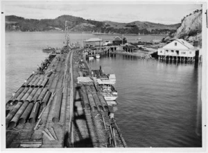Wharf re-building at Opua, Bay of Islands