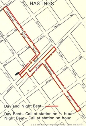 Hastings / drawn by the Department of Lands and Survey.