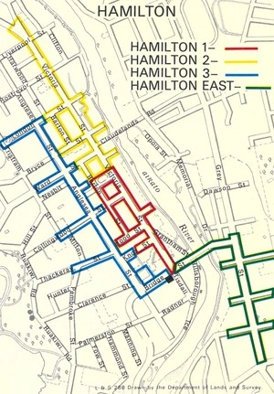 Hamilton / drawn by the Department of Lands and Survey.
