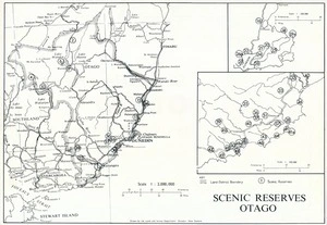 Scenic reserves, Otago / drawn by the Lands and Survey Department, Dunedin New Zealand.