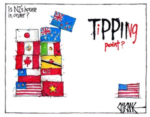 Tipping - Labour government tipping towards supporting Trans Pacific Partnership 11 as they ban foreigners buying existing houses