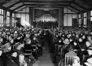Opening of the new assembly hall at Feilding Agricultural High School