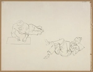 [MacDiarmid, Douglas Kerr] 1922- :[John Drawbridge and Helen Hitchings drawing. 1949]