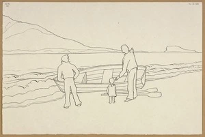 [MacDiarmid, Douglas Kerr] 1922- :[Looking towards Kapiti Island 1949]