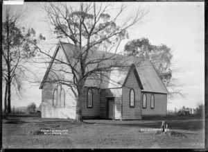 Church of England at Ngaruawahia, 1910 - Photograph taken by G & C Ltd
