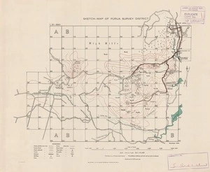 Sketch-map of Purua Survey District.