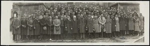 Kerse, Allan Renton, 1919-2011: Group portrait photograph of participants at Young Farmers' educational week