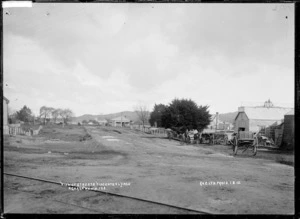 View of Streets, Vincents & Lynch, Ngaruawahia, 1910 - Photograph taken by G & C Ltd