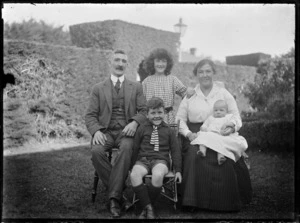 P M McBride and family, 1918