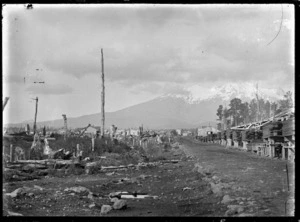 Milling township of Horopito, near Ohakune, 1921