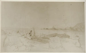 Photograph of sketch of Sealer's Bay