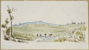 [Hamley, Joseph Osbertus] 1820-1911 :Blewitt's Redoubt. Rangiawhia. [ca 1864].