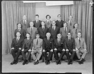 Unidentified member of Wellington College Old Boys' Football Club committee