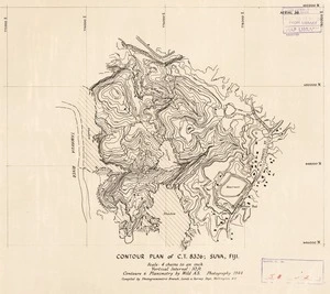 Contour plan of C.T. 8326; Suva, Fiji / contours & planimetry by Wild A.5; compiled by Photogrammetric Branch, Lands & Survey Dept., Wellington, N.Z.