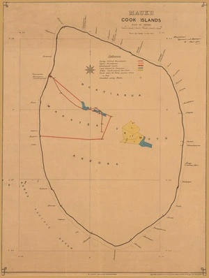 Mauke, Cook Islands / H.M. Connal, Government Surveyor, 30th April 1906.