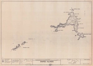 Snares Islands / mapped in 1974 by Photogrammetric Branch, H.O. Department of Lands & Survey from aerial survey no. 1952 . 1967 ; E.O.G.