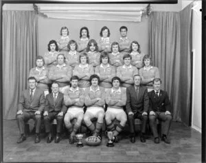 Onslow Rugby Football Club, Wellington, senior 2nd team with trophies