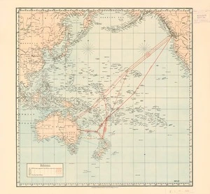 Pacific cable routes.