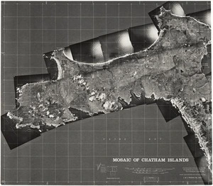 Mosaic of Chatham Islands / prepared by Lands and Survey Dept. N.Z. 1969; photography by Dept. of Civil Aviation N.Z.