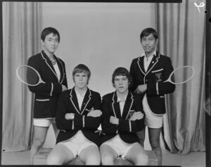 Wellington College, senior A badminton team of 1970