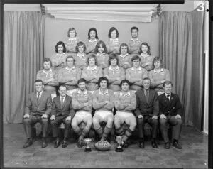 Onslow Rugby Football Club, Wellington, senior 2nd team with trophies