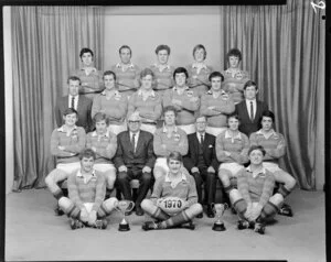 Onslow Rugby Football Club, Wellington, senior B team with trophies