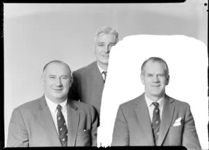 New Zealand Rugby selectors, Mr R G Bush, Mr J Finlay, Mr N J McPhail