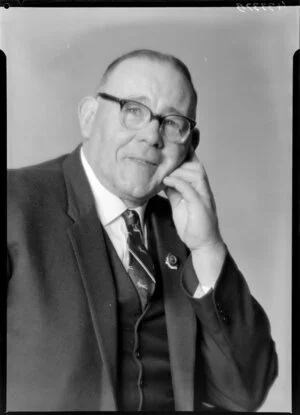 Mr I S Galt, Southland Manager, President 1963 New Zealand Rugby Football Union