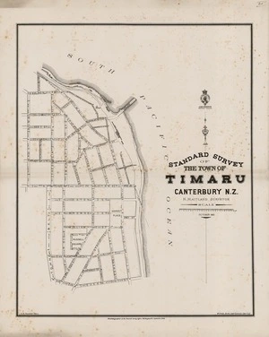 Standard survey of the Town of Timaru, Canterbury N.Z. / H. Maitland surveyor.