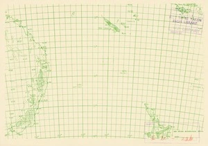 New Zealand Meteorological Service map of the Coral Sea and northern Tasman Sea.