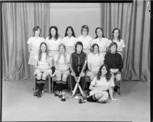 Wellington Technical College Old Girls' 2nd grade hockey team of 1972