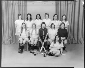 Wellington Technical College Old Girls' 2nd grade hockey team of 1972