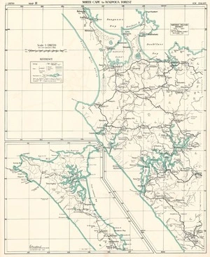 North Cape to Waipoua Forest / compiled by The Automobile Assocn (Auckland) Inc., D.E. Vockney Sgt. Delt.