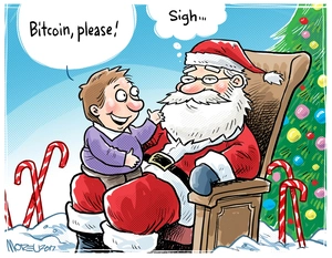 "Bitcoin, please!"