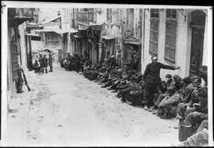 German prisoners of war at Canea, Crete, Greece
