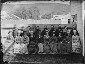 Wanganui Christ Church choir of 1874