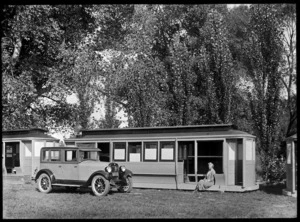 Motor-camp at Aramoho, 1933