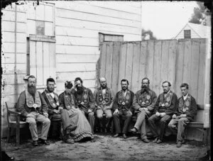 Unidentified group from the Independent Order of Good Templars, Whanganui district