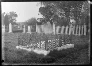 Grave of Colonel William Lyon, St Andrew's Church, Epsom, Auckland