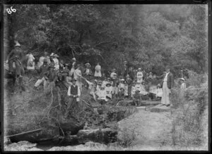 School picnic at Ormond Quarry, Gisborne Region