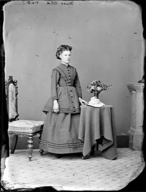 Miss Old - Photograph taken by Thompson & Daley of Whanganui