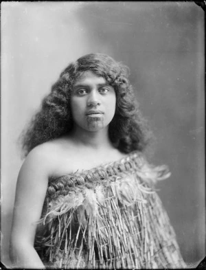 Unidentified young Maori woman