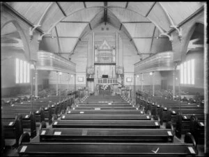 The interior of St Paul's Presbyterian Church, Victoria Avenue, Wanganui