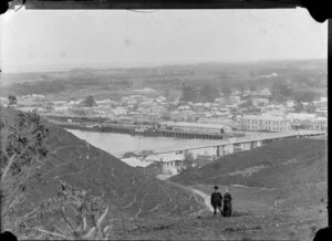 Wanganui from Durie Vale, including wharves