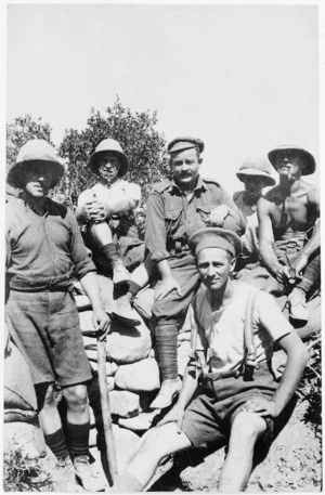Soldiers of the Mounted Field Ambulance, Gallipoli Peninsula, Turkey, during World War I