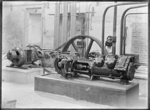 Steam engine plant for generating power